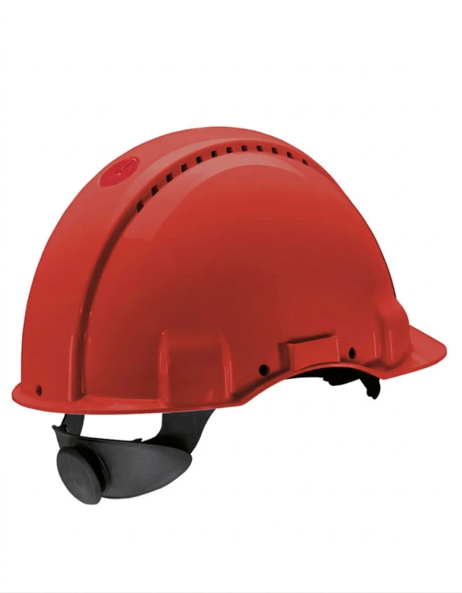 3M Vidalı Kırmızı Baret